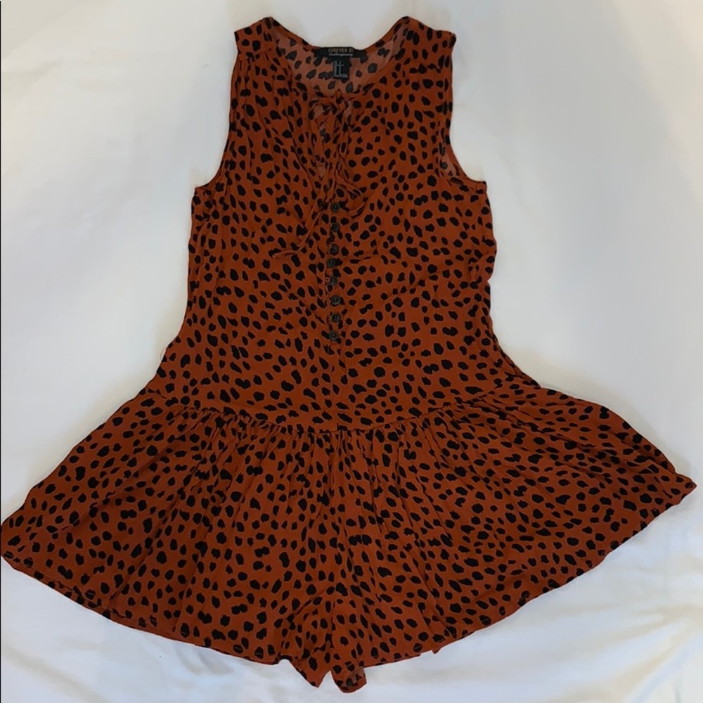 Burnt Orange Romper